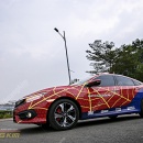 Tem Xe Honda Civic Spiderman - HCV003